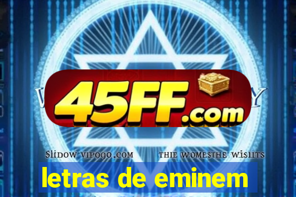 letras de eminem